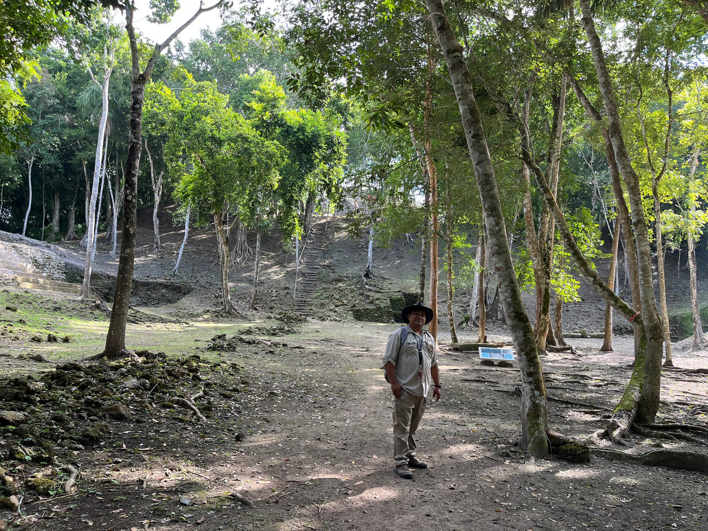 Ichkabal the Mayan Ruins of Bacalar in a shared visit