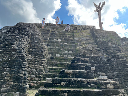 Ichkabal the Mayan Ruins of Bacalar in a shared visit